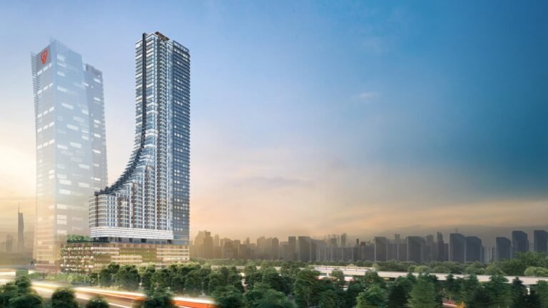 Khaya Residences tower overlooking the Bangsar and Kuala Lumpur city surroundings